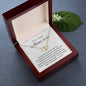Mama To Be 10K Connected Hearts & Diamond Necklace / First Mother's Day Gift