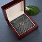 To My Beautiful Soulmate 10K Entangled Heart with diamonds Necklace