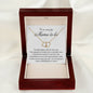 Mama To Be 10K Connected Hearts & Diamond Necklace / First Mother's Day Gift