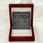 To My Beautiful Soulmate 10K Entangled Heart with diamonds Necklace
