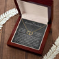 To My Beautiful Soulmate 10K Entangled Heart with diamonds Necklace