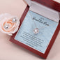 To My Beautiful Mom Love Knot Earrings & Necklace Set