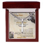 To My Amazing Son Cuban Chain with Cross Necklace