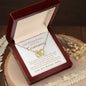 Mommy To Be Necklace Two Hearts