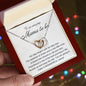 Mama To Be Gift Entangled Hearts Necklace / First Time Mother's Day Gift