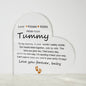 Mom To Be Heart Shaped Acrylic Love Reminder
