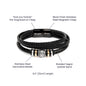 LOVE YOU FOREVER BRACELET TO DAD FROM DAUGHTER