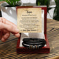 To My Son Love You Forever Bracelet
