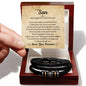 To My Son Love You Forever Bracelet