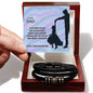 LOVE YOU FOREVER BRACELET TO DAD FROM DAUGHTER