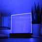 Engraved Happy Mother's Day Acrylic Plaque / Night Lite