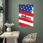 Fourth of July Metal Door Decor / American Indoor Metal Sign