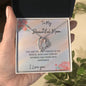 To My Beautiful Mom Forever Heart Necklace