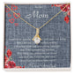 To My Mom How Much I Love You Necklace / Mother's Day gift