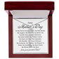 Mothers Day Vertical Name Necklace with Birth Flowers